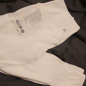 White Lulu Lemon Leggings